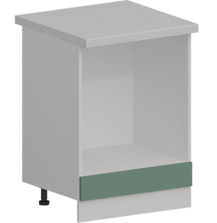 Кухня Модуль ШНД 600 Графит / Матовая мята