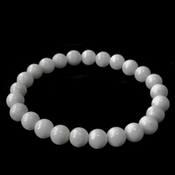 Браслет "Келли 8" кварцит белый