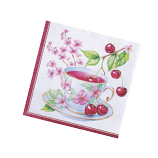 Салфетки 3-сл. 33*33см Bouguet 20 шт Вишневый чай