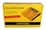Зарядное устройство Patona Dual LCD USB для 2х аккумуляторов Fujifilm NP-W235