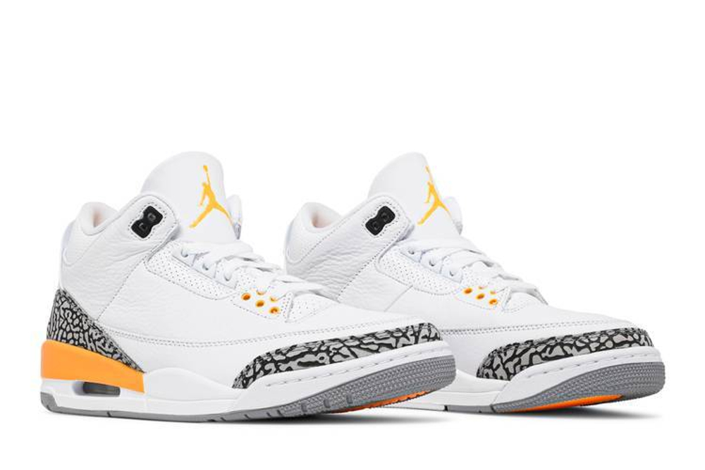 Кроссовки Jordan Air Jordan 3 Retro "Laser Orange" (Женская размерная сетка)