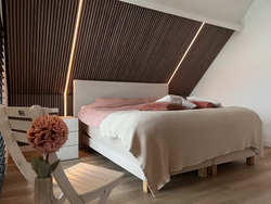 Акустическая панель РП 27 мм Грецкий орех (комплект из двух штук), 278x60 см