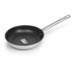 Сковорода Luxstahl 200/50 из нержавеющей стали, антипригарное покрытие