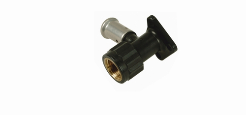 Прессводоразетка 16х1/2 ВР (черный пластик)