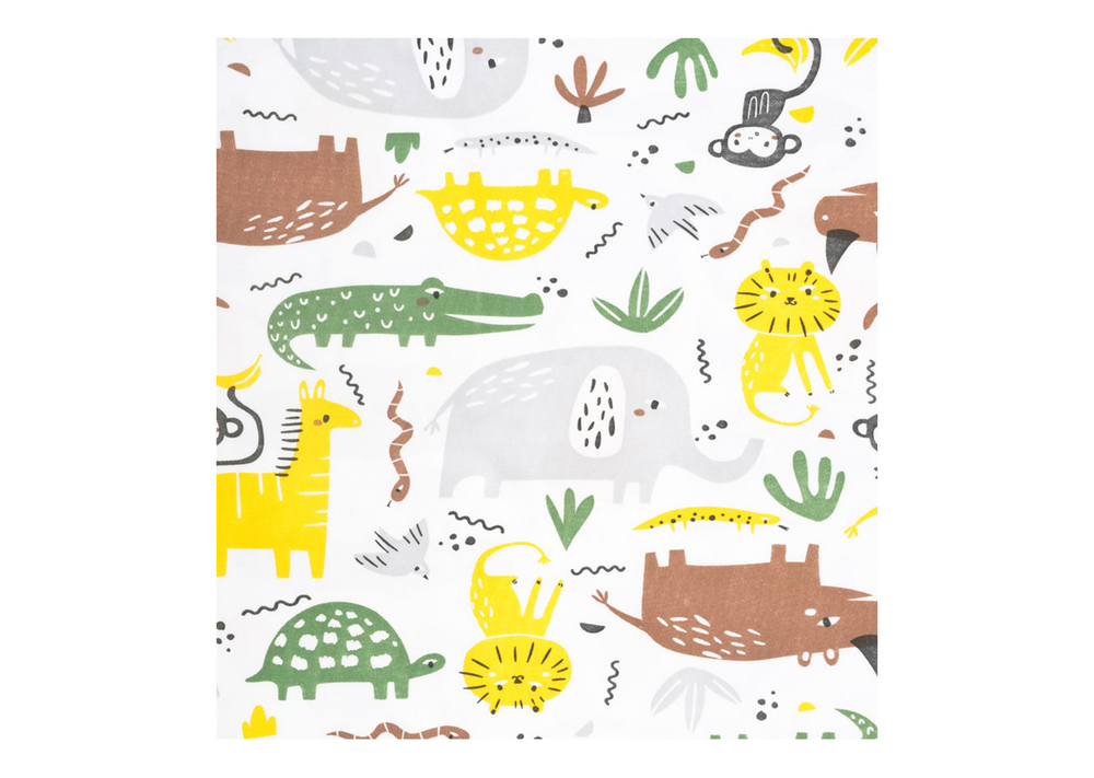 Простынь для кроватки Ellipsebed (солнечная африка, трикотаж)