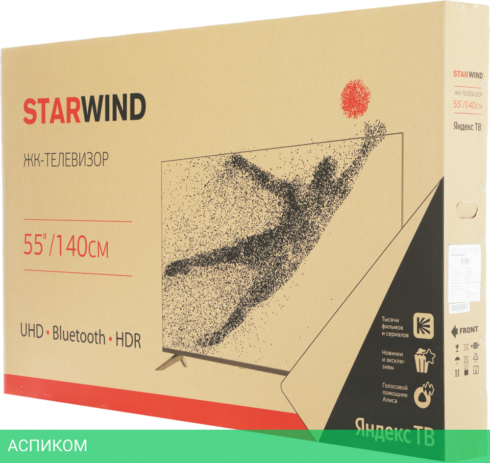 Телевизор StarWind SW-LED55UG403 черный