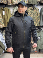 Куртка бомбер Corbona Деми Черный