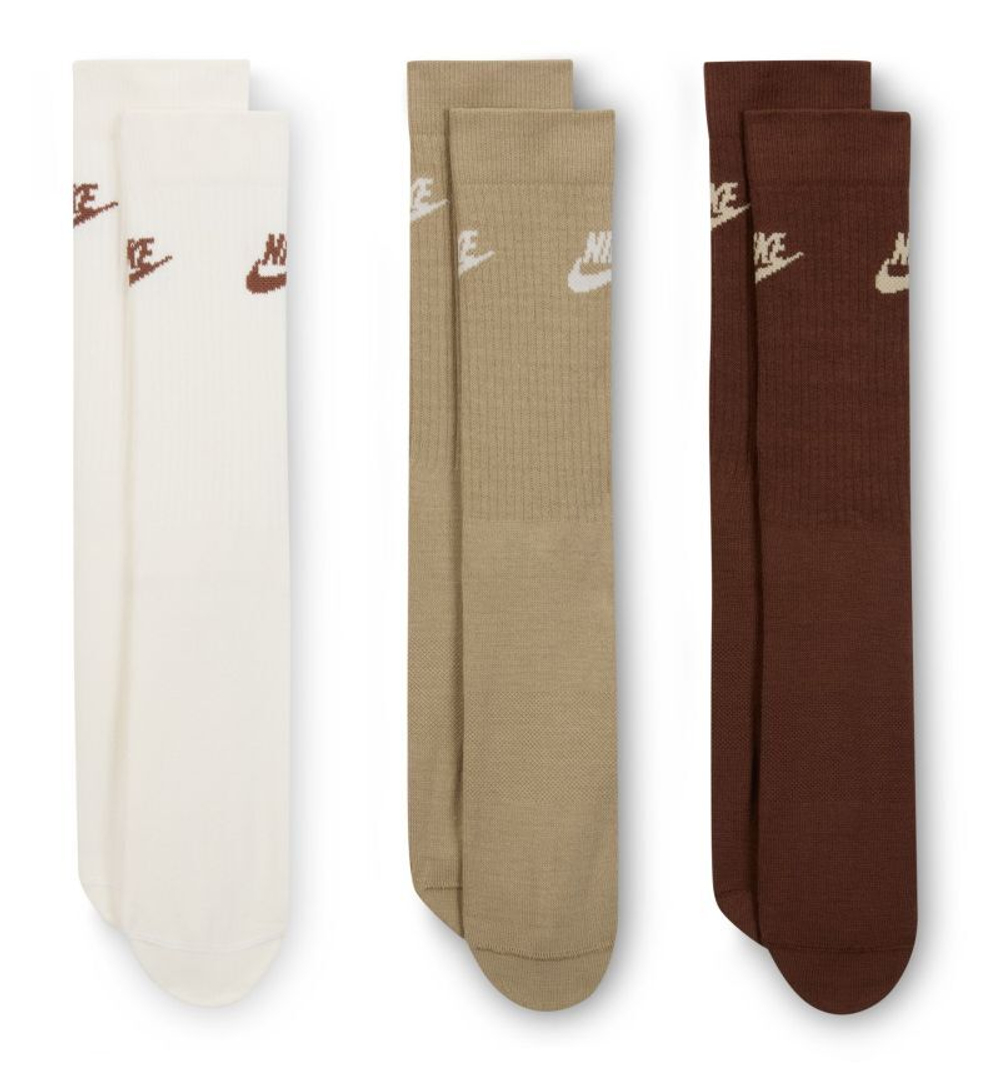 Теннисные носки Nike Sportswear Everyday Essential Crew 3P - multicolor