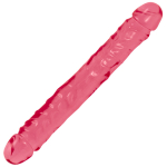 Двухсторонний розовый фаллоимитатор 30,5см Doc Johnson Double Dong Pink Crystal Jellie 0287-01-CD