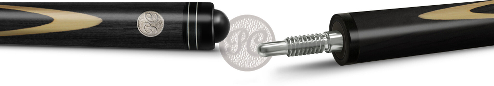 18-2-Р Кий 4-х сторонний запил, 10-запиллов 2 РС, тюльпан черн.граб/граб(РС)