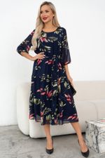 Платье Хелен (темно синий) Р11-2075/9 Nikol