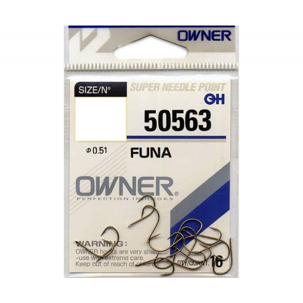 Крючки Owner Funa brown 50563 №7