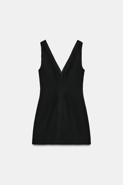 ZARA КОРОТКОЕ ПЛАТЬЕ — ZW COLLECTION, ЧЕРНЫЙ