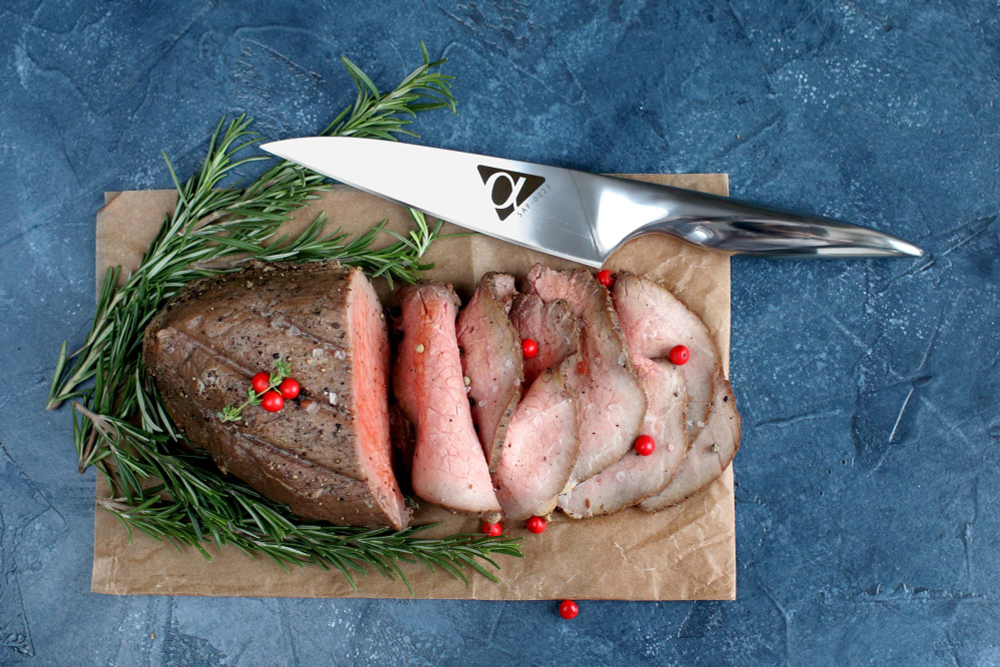 Нож кухонный универсальный 16.9см Samura Alfa