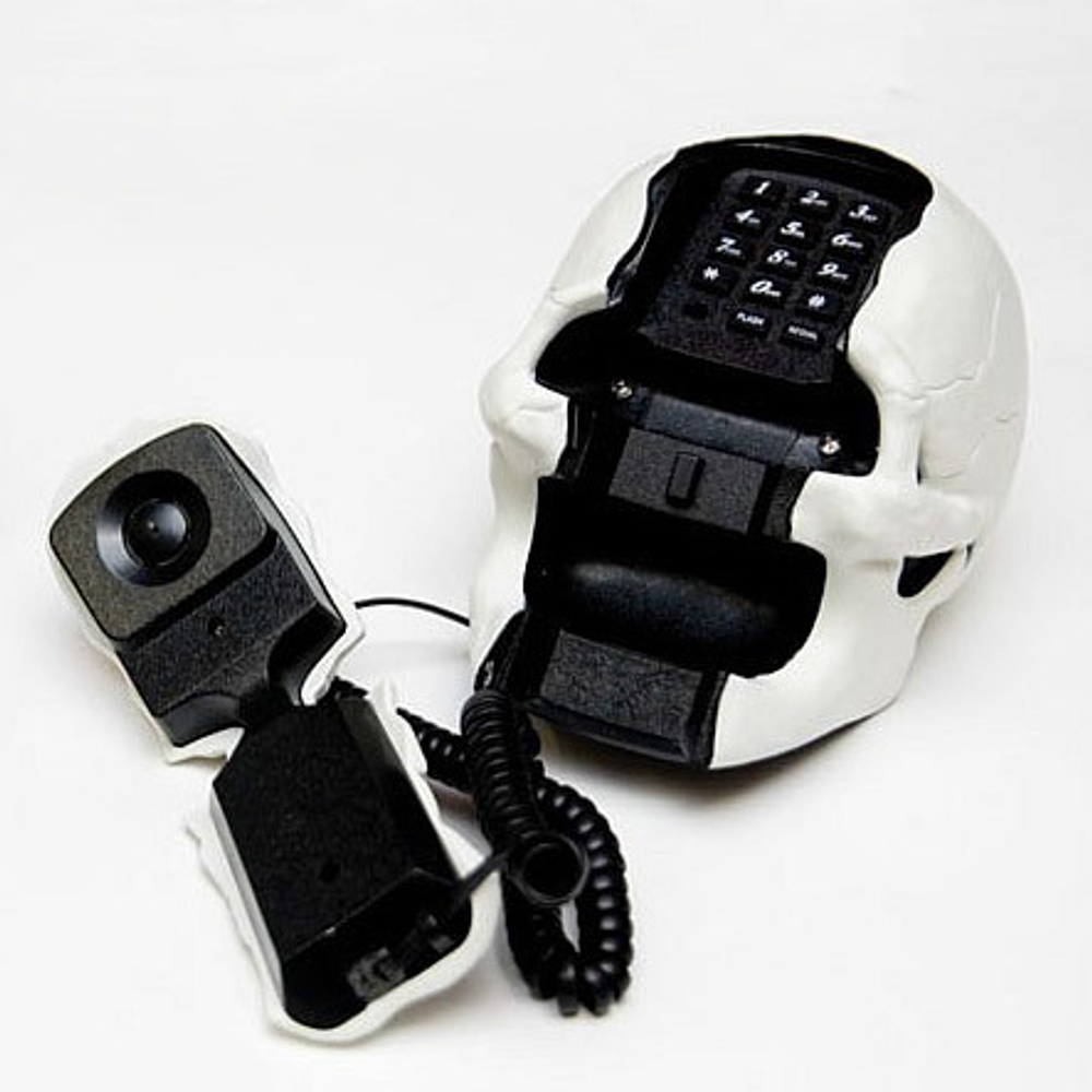 Телефон Череп (черный)