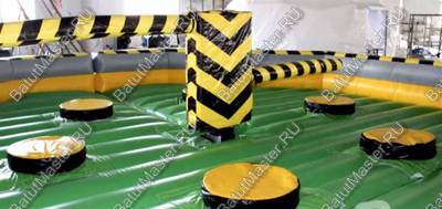 Батут для аттракциона "Увернись от палки" (Melt Down)  8*8*1.7 м