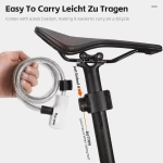 Замок велосипедный тросовый West biking, YP0705102