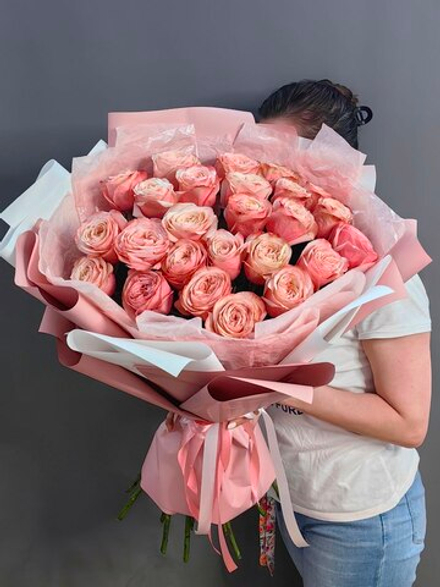 Букет из 25 роз "Кахала" (Эквадор 60 см)