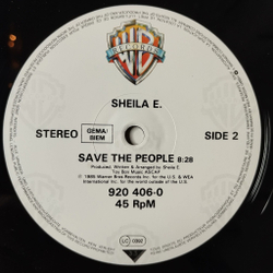 Винтажная виниловая пластинка LP Sheila E A Love Bizarre (Germany 1985) 45 RPM Maxi Single