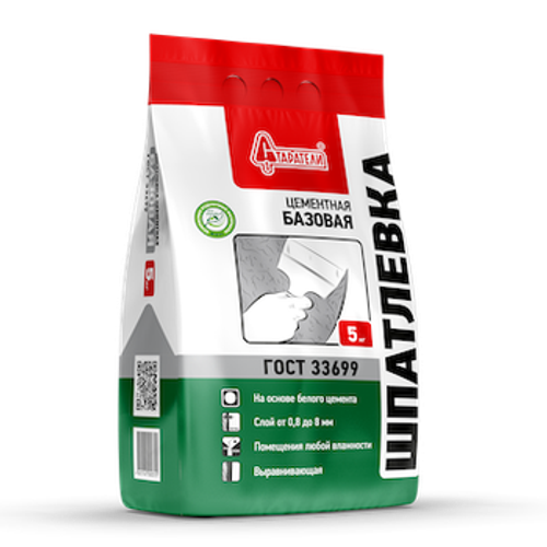 Шпатлевка СТАРАТЕЛИ цементная "Базовая"  5 кг