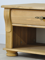 Тумба под телевизор Сюзанна, 180 см, с ящиками и полками, бейц