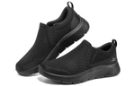 Skechers Go Walk Flex non-slip wear-resistant lightweight low-cut sports casual shoes men's black