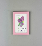 Фоторамка 10х15 см розовая, без фактуры, арт. 1015.752269