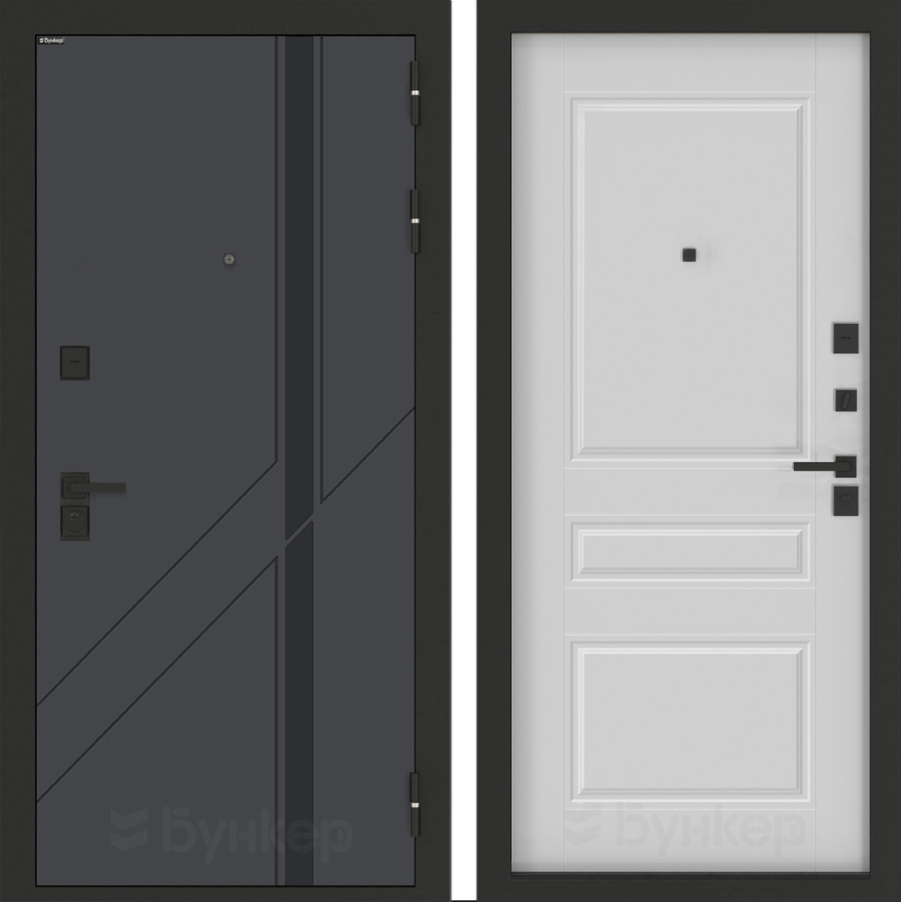 Входная дверь Бункер BN-12 - 03 Белый софт