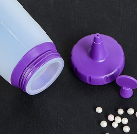 Ёмкость силиконовая для крема и айсинга, 2 насадки, 5,5/17 см