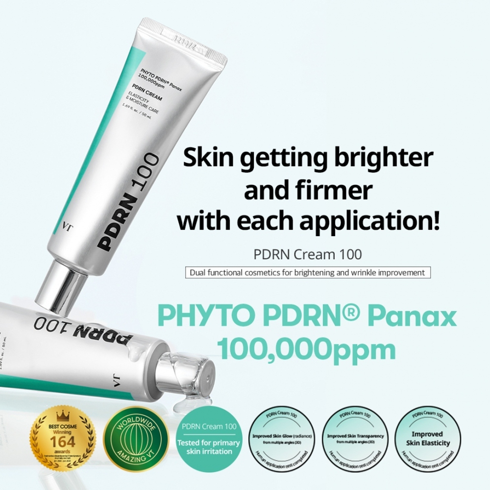 VT Cosmetics Увлажняющий капсульный крем с ПДРН и азуленом PDRN Cream 100, 50 мл