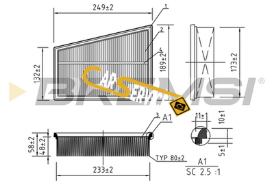 BREMSI - FA0534BREMSI - FA0534