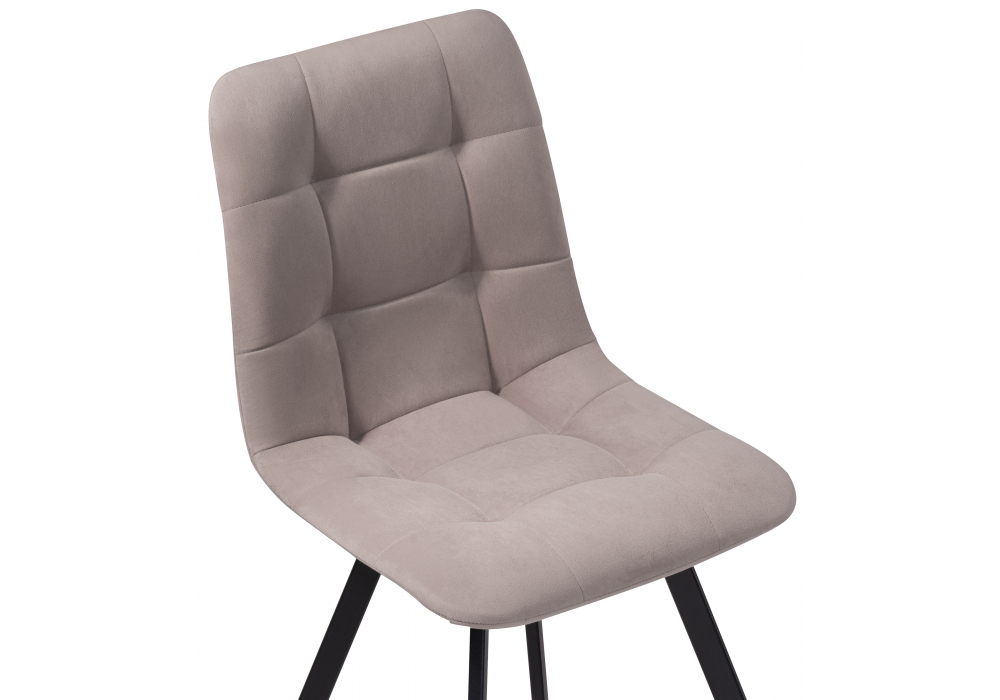 Обеденная группа Woodville Эделин латте, дуб делано темный, черный матовый