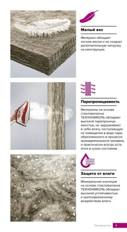 Утеплитель в рулоне 24.4 м2 (5 рулонов) минеральная вата 150мм URSA TERRA Стены и крыши для стен, кровли, перекрытий