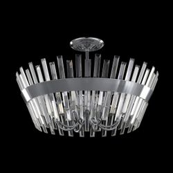 Citilux Вестерос CL307180 Люстра хрустальная потолочная Хром