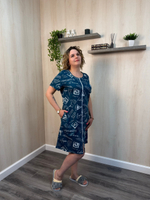 Халат женский "Надин К.П" ХК-126 молния (ТрикТекс)