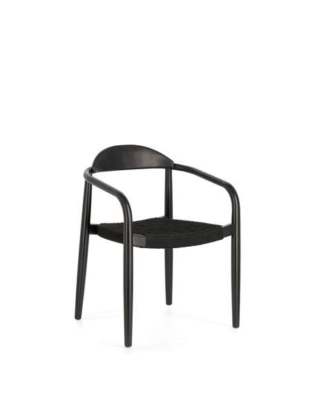 Стул Glynis черный с черным сиденьем