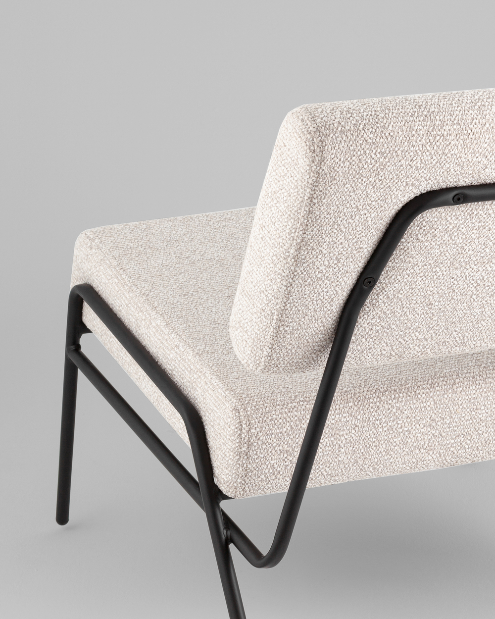 Кресло Теллинг шенилл серо-бежевый