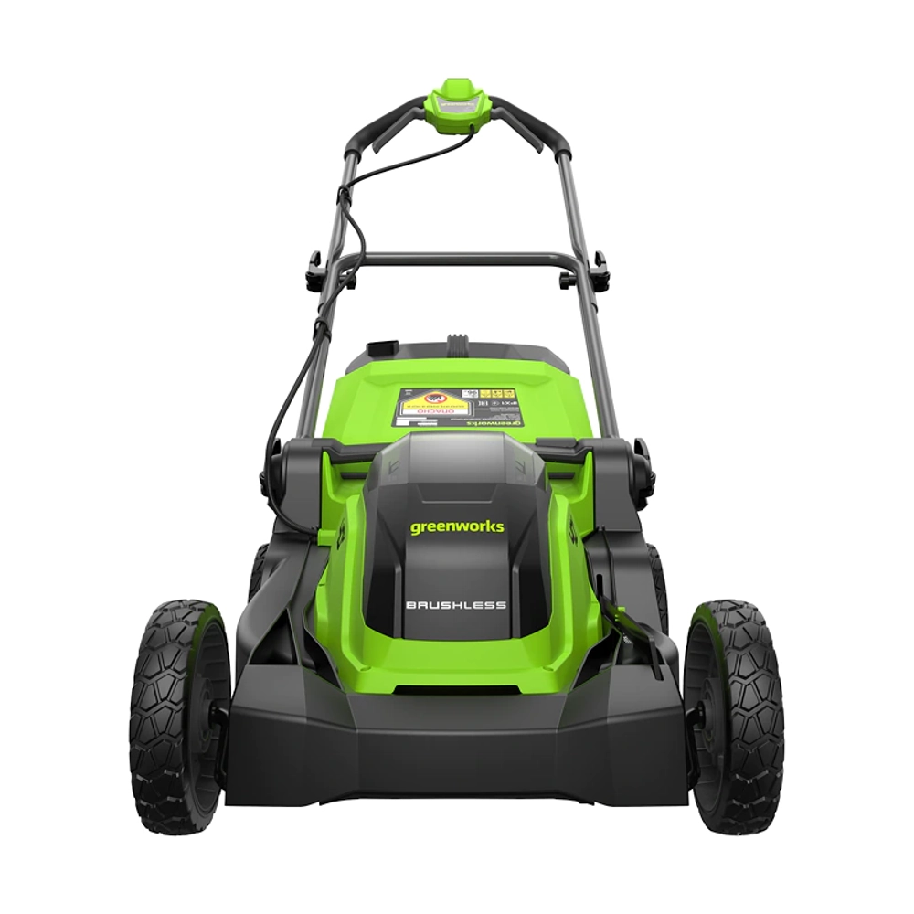 Газонокосилка аккумуляторная Greenworks GD40LM411 40В (1 x 4 Ач, ЗУ) нож 41 см, 2521007UB
