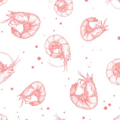 Розовая креветка