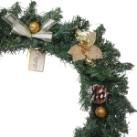 Венок хвойный «Зимние подарки» d-50 см, золото