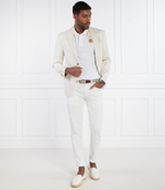 Поло La Martina - белый(YMPG01 PK001)