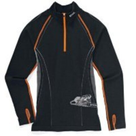 Функциональная футболка с дл. рукавами чёрная ADVANCE XXL