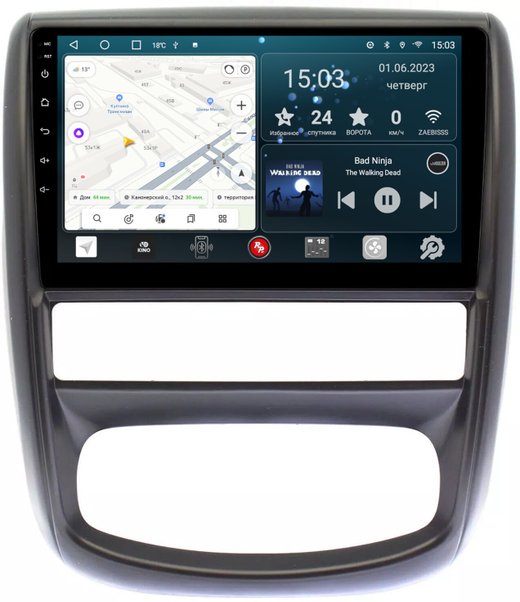 Магнитола для Renault Duster 2010-2015, Nissan Terrano 2014+ - Redpower 359 Android 10, ТОП процессор, 6Гб+128Гб, CarPlay, SIM-слот
