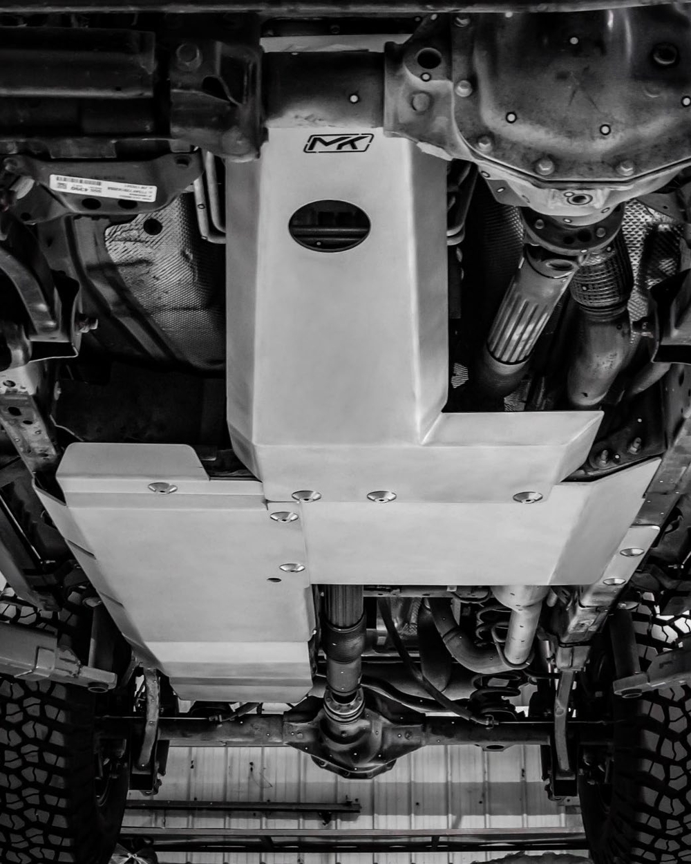 Защита днища для Jeep Wrangler