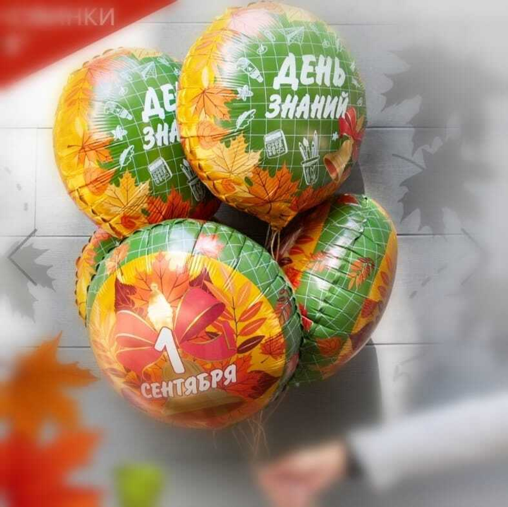 Сет из шаров на 1 сентября №12 (5 шаров)
