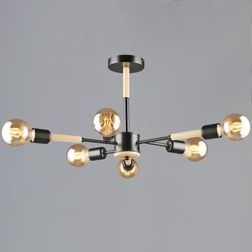 99960-0.3-06 BK+WOOD светильник потолочный