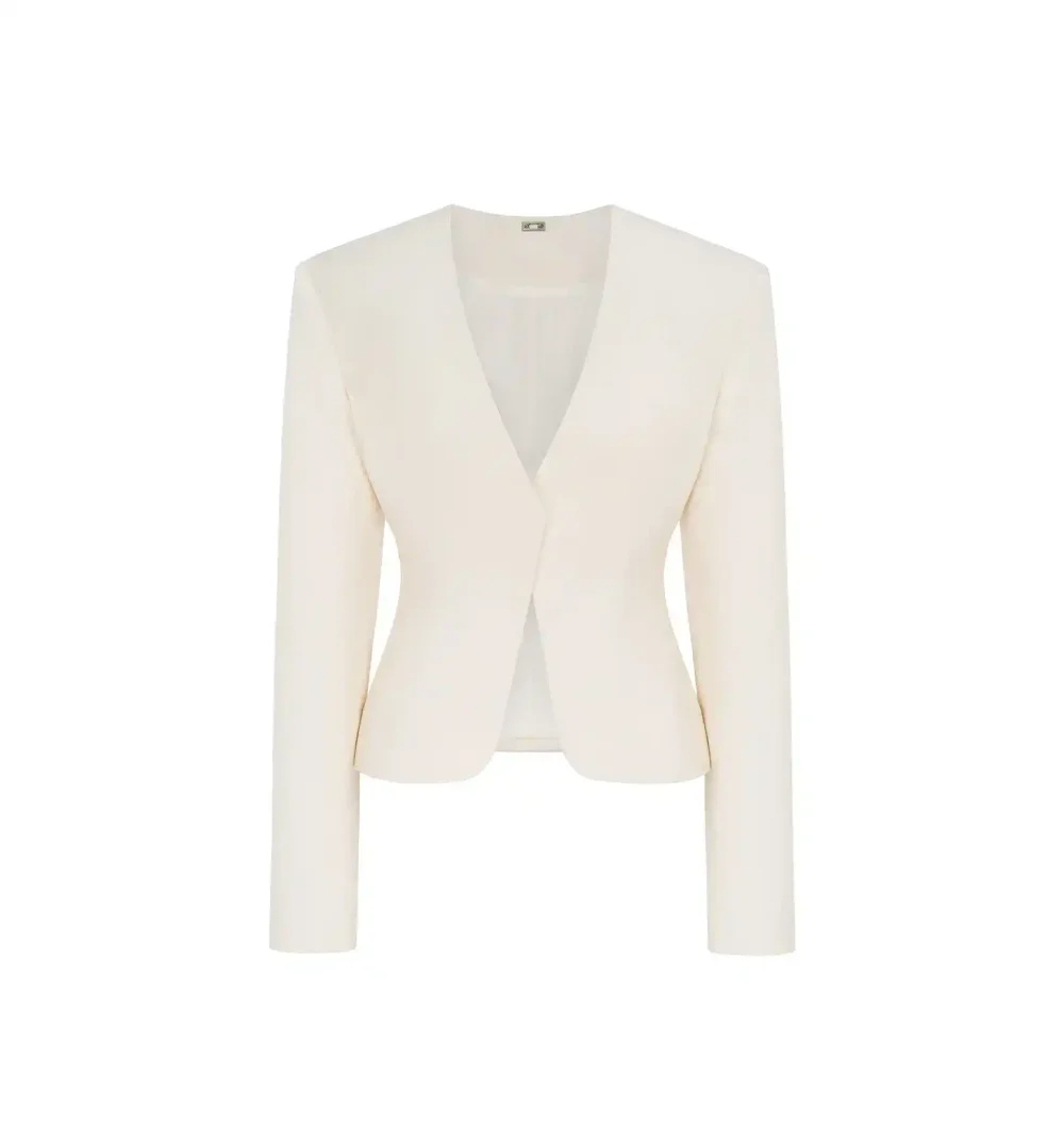 Пиджак белый джинсовый