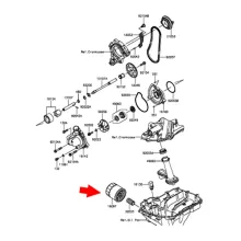 Kawasaki 16097-0011 Масляный фильтр оригинальный