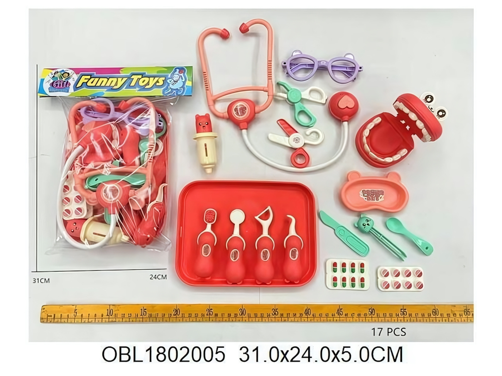 Набор доктора, 17 предметов, пакет 577-9