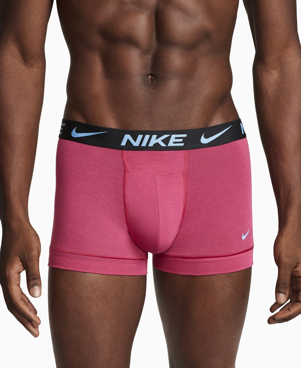 Мужские спортивные боксеры Nike Dri-Fit ReLuxe Trunk 2P - красный
